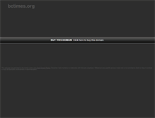 Tablet Screenshot of bctimes.org